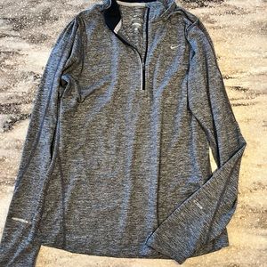 gray Nike Running Quarter zip!